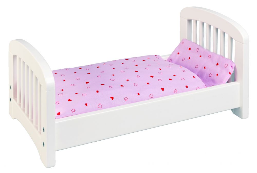 Image of Fa játék babaágy, ágynemű nélkül