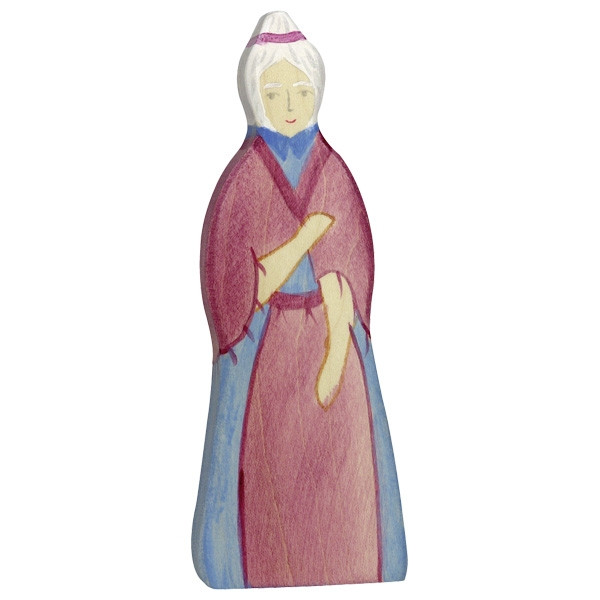 Image of Fa játék figurák - nagymama