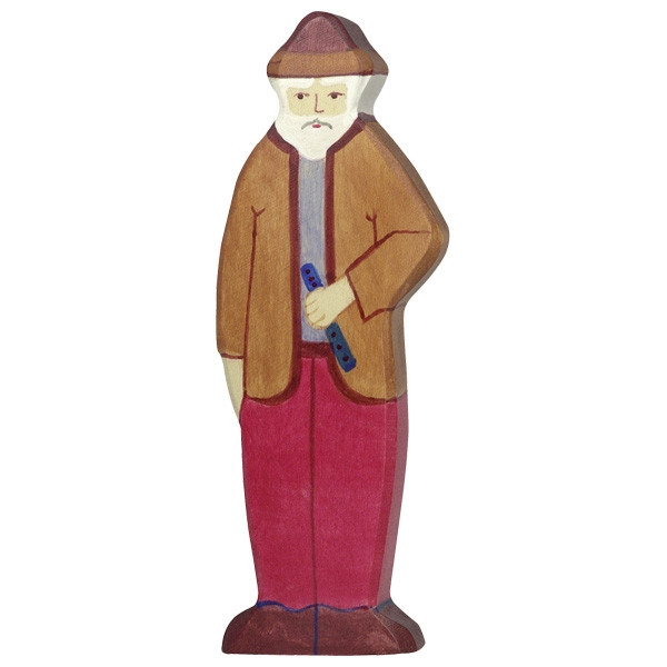 Image of Fa játék figurák - nagypapa